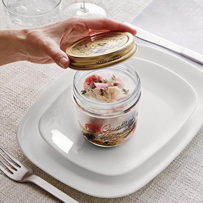 Tarro conservas cristal con tapa 4 estaciones recto