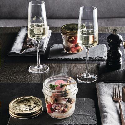 Tarro conservas cristal con tapa 4 estaciones recto