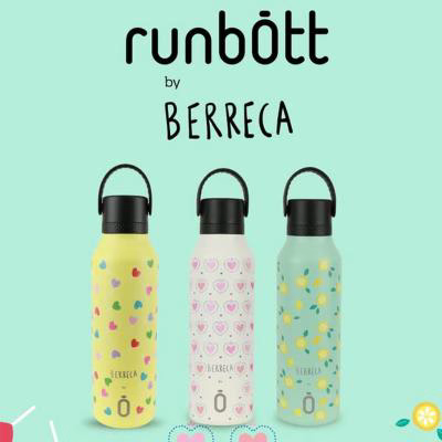 Botella t�rmica cer�mica Runbott Mii 600 ml Hearts