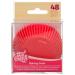 Papel cupcakes x48 rosa y rojo