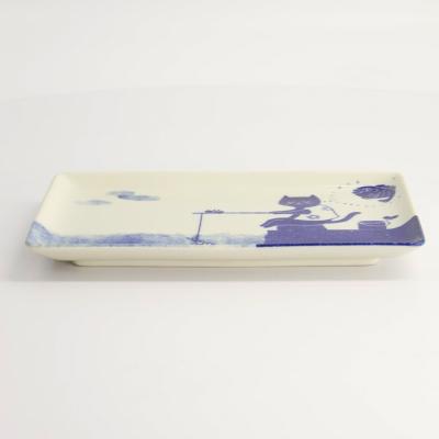 Bandeja gato pescando Neko Maruke 24x12 cm