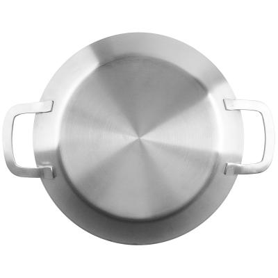 Paellera Triply Natural acero tricapa