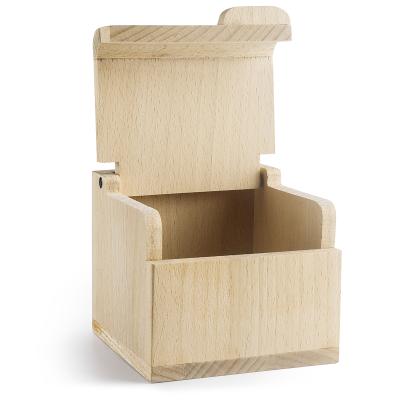 Salero madera con tapa Quadro