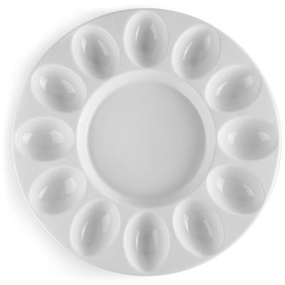 Plato presentacin huevos duros x12 cav