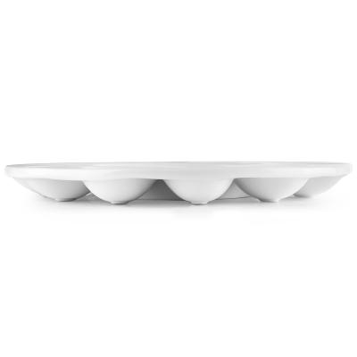 Plato presentacin huevos duros x12 cav