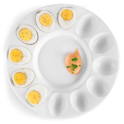 Plato presentacin huevos duros x12 cav