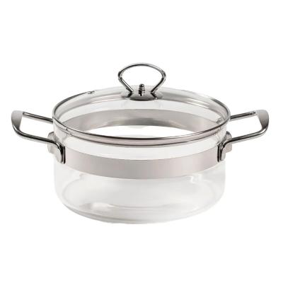 Olla cristal con tapa 20 x 11h cm - 2,5 L