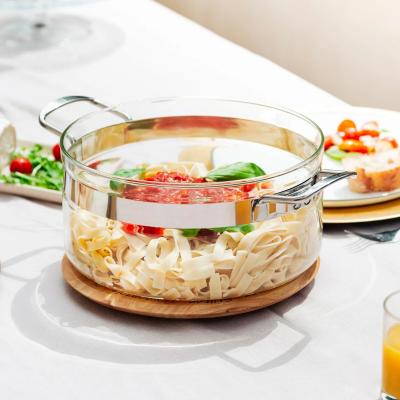 Olla cristal con tapa 20 x 11h cm - 2,5 L