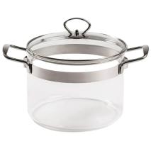 Olla vidre alta amb tapa 20 x15 h cm -3,6 L