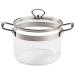 Olla cristal alta con tapa 20 x 15h cm - 3,6 L