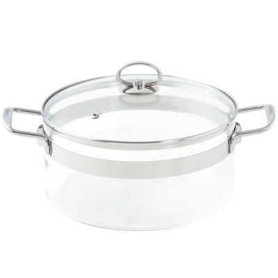 Olla cristal con tapa 24 x 12 h cm - 4,2 L