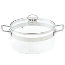Olla cristal con tapa 24 x 12 h cm - 4,2 L