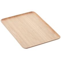 Bandeja servir madera 39x27 cm natural