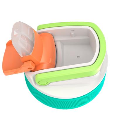 Botella de agua con pajita Lagoon 400 ml Disco