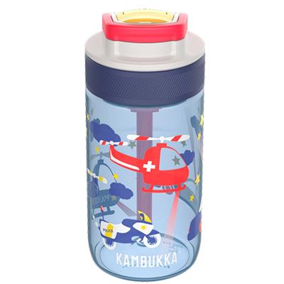 Botella de agua con pajita Lagoon 400 ml Police