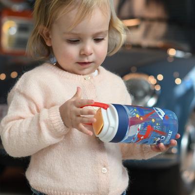 Botella de agua con pajita Lagoon 400 ml Police