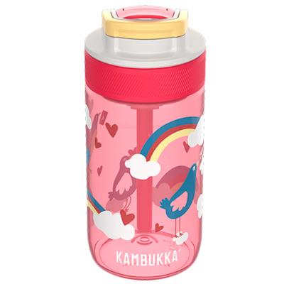 Botella de agua con pajita Lagoon 400 ml Love