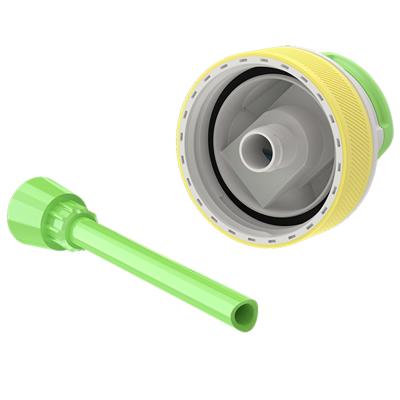 Botella de agua con pajita Lagoon 750 ml Garden