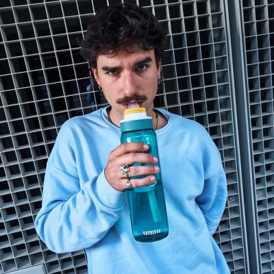 Botella de agua con pajita Lagoon 1000 ml Zesty