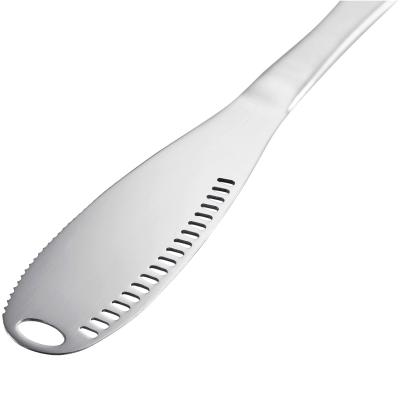 2x cuchillo mantequilla dentado rizador