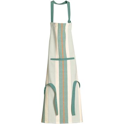 Delantal 100% algodn reciclado Yuna Vert eau