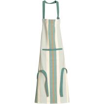 Delantal 100% algodn reciclado Yuna Vert eau