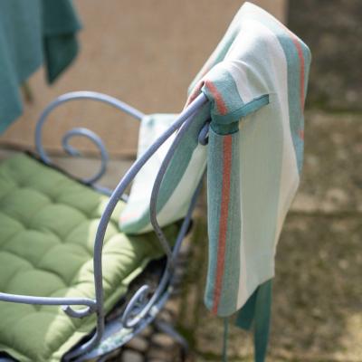 Delantal 100% algodn reciclado Yuna Vert eau