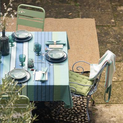 Delantal 100% algodn reciclado Yuna Vert eau