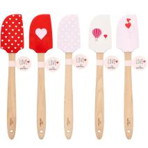 Esp�tula lengua silicona Love surtido