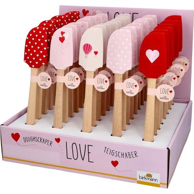 Esp�tula lengua silicona Love surtido