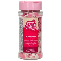Sprinkles Corazones rosa - blanco 60 g