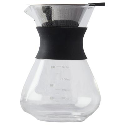 Cafetera goteo Pour over cristal 600 ml