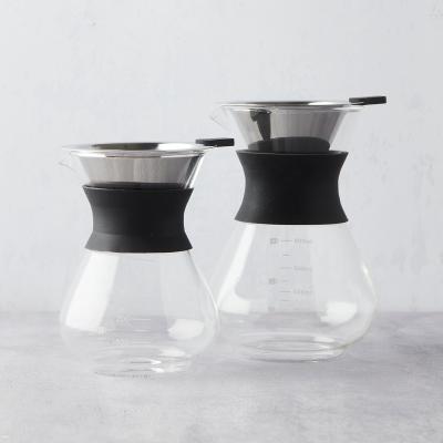 Cafetera goteo Pour over cristal 600 ml