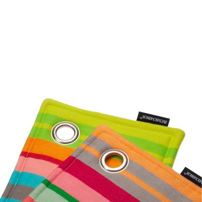 Set 2 protectores cocina 100% algod�n Stripe c�lid