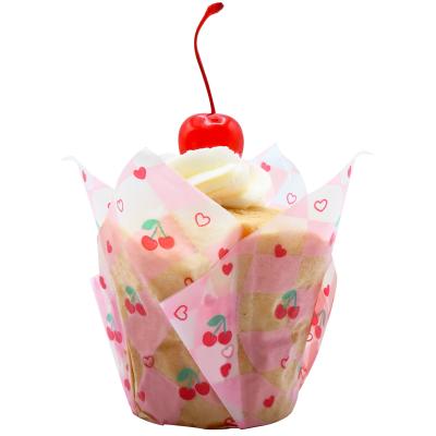 Papel muffins Tulipa x24 PME Cherry