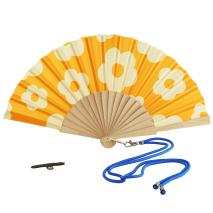 Ventall amb cinta i subjecta m�bil Flors