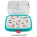 Fiambrera cuadrada Lunchbox Animal Friends