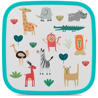 Fiambrera cuadrada Lunchbox Animal Friends