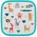 Fiambrera cuadrada Lunchbox Animal Friends
