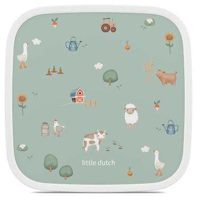 Fiambrera cuadrada Lunchbox Little farm