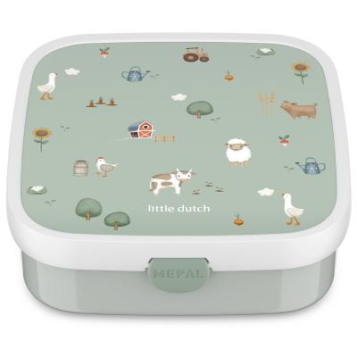 Fiambrera cuadrada Lunchbox Little farm