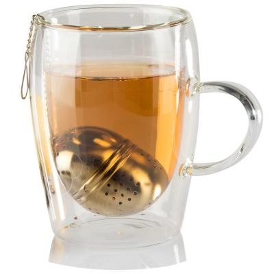 Bola infusiones con cadena y base 4 cm