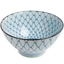 Bol japons Red pesca azul 18 cm