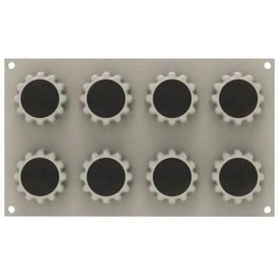 Molde silicona multicavidad Mduse 3D x8