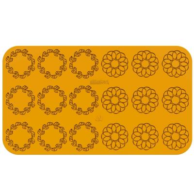 Tapete decorativo de silicona Coronas x18