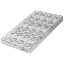 Motllo tritan per bombons Chocado Cilindre  x24