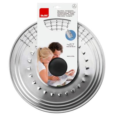 Tapa inox multiusos con agujeros