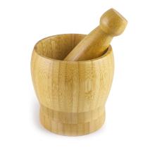 Mortero bamb� con mano