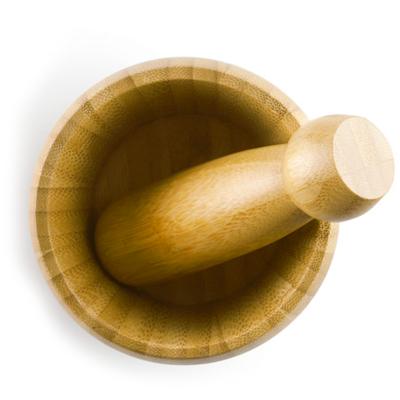 Mortero bamb con mano