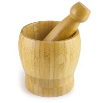 Mortero bamb� con mano